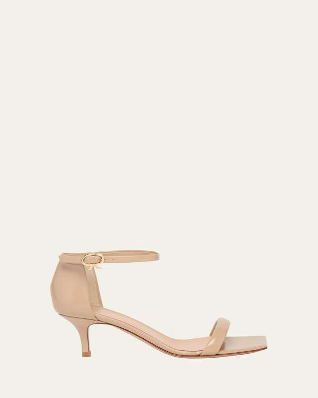 Nuit Leather Ankle-Strap Sandals